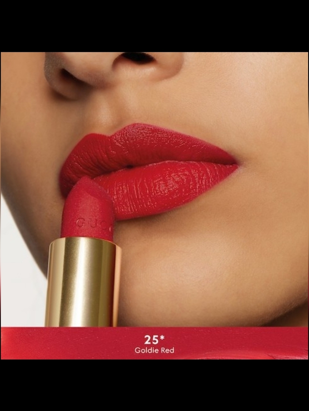 Gucci Matte Lipstick Goldie Red